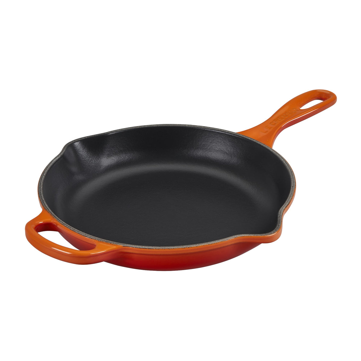 Le Creuset Signature Enameled Cast Iron Skillet Fry Pans,Flame,Pan\, 9"