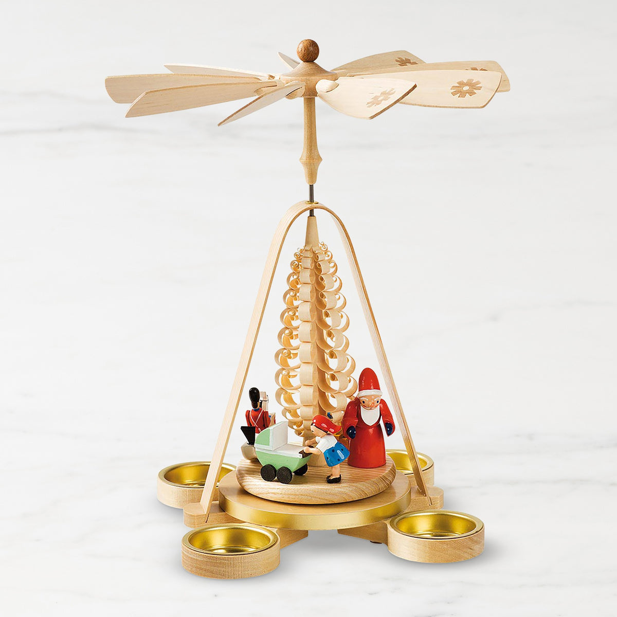 Richard Glaesser Pyramid, Santa with Toys & Tree,WSNOADS,Christmas Décor