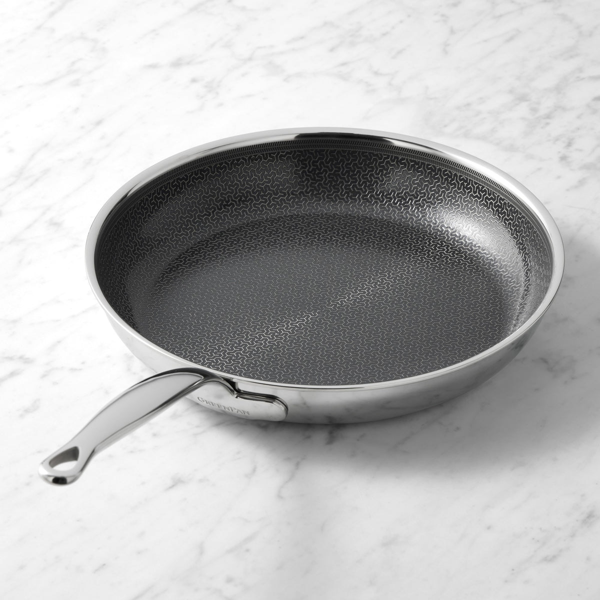 GreenPan Premiere Max Hybrid Stainless-Steel Ceramic Nonstick Fry Pans,GreenPan Premiere Max Stainless-Steel Ceramic Nonstick Hybrid Fry Pan\, 12",