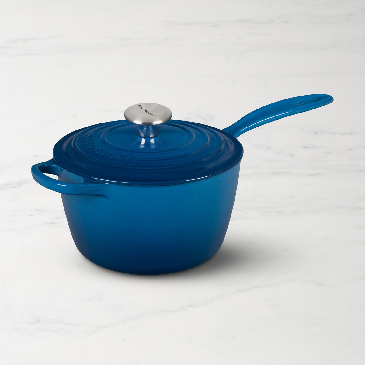 Le Creuset Signature Enameled Cast Iron Saucepan,Marseille,2.25-Qt.