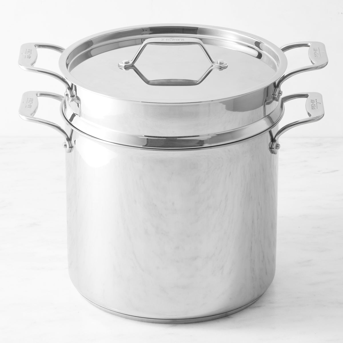 All-Clad Simply Strain Stainless-Steel Multipot,16-Qt.,