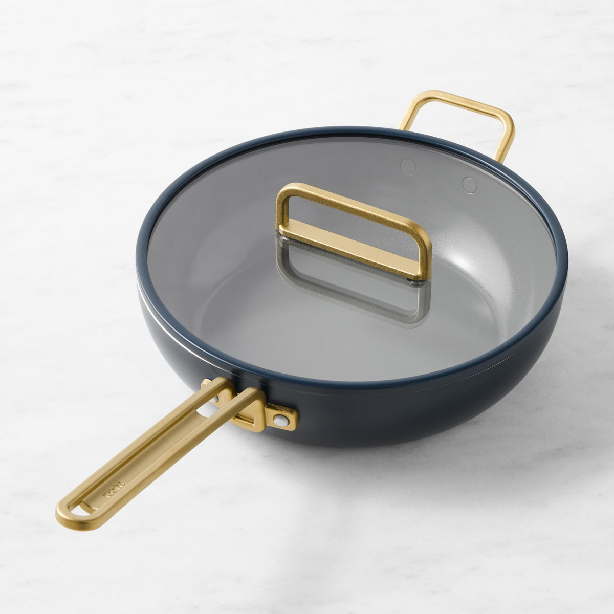 GreenPan Stanley Tucci Ceramic Nonstick Essential Stanley Pan,Marino Blue,GreenPan Stanley Tucci Ceramic Nonstick Junior Essential Stanley Pan\, 4.5-Qt.