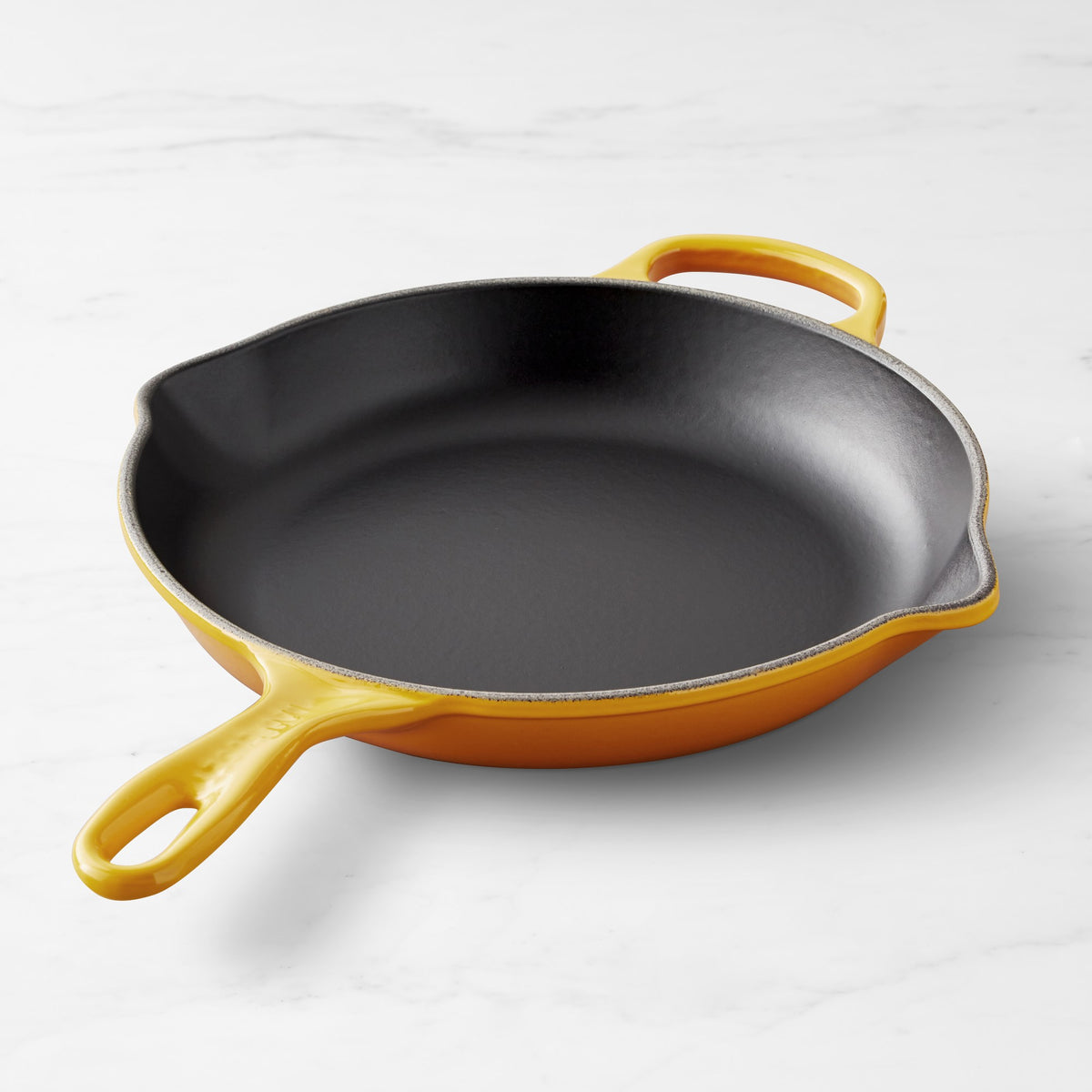Le Creuset Signature Enameled Cast Iron Skillet Fry Pans,Nectar,Pan\, 10.25"