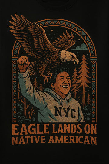 When Spirit Meets Earth: The Symbolic Encounter Between Eagle and Native Elder