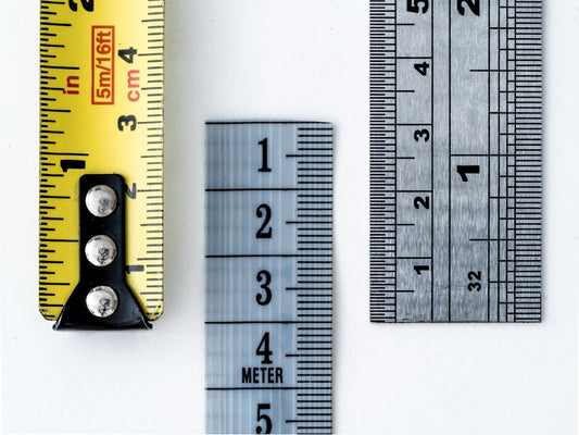 gray and yellow measures