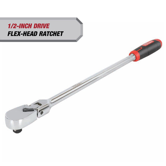 Hyper Tough 1/2-inch Drive 18-inch Flex-Head Ratchet