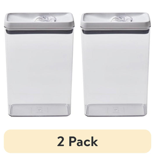 (2 pack) Better Homes & Gardens Canister - 17.3 Cup Flip-TiteÂ® Rectangular Food Storage Container