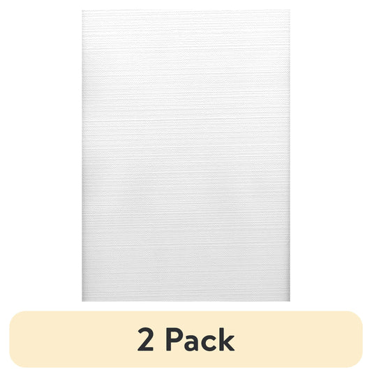 (2 pack) Better Homes & Gardens White Grasscloth Pre-Pasted Paintable Wallpaper 56.4 Sq. ft, 1 Count