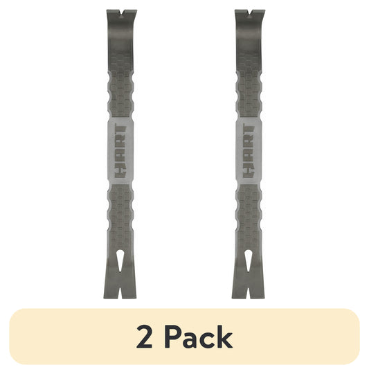 (2 pack) HART 15-inch Pry Bar Set, Fully Forged Steel