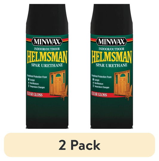 (2 pack) Minwax Helmsman Spar Urethane Aerosol Clear High Gloss 11.5-Oz