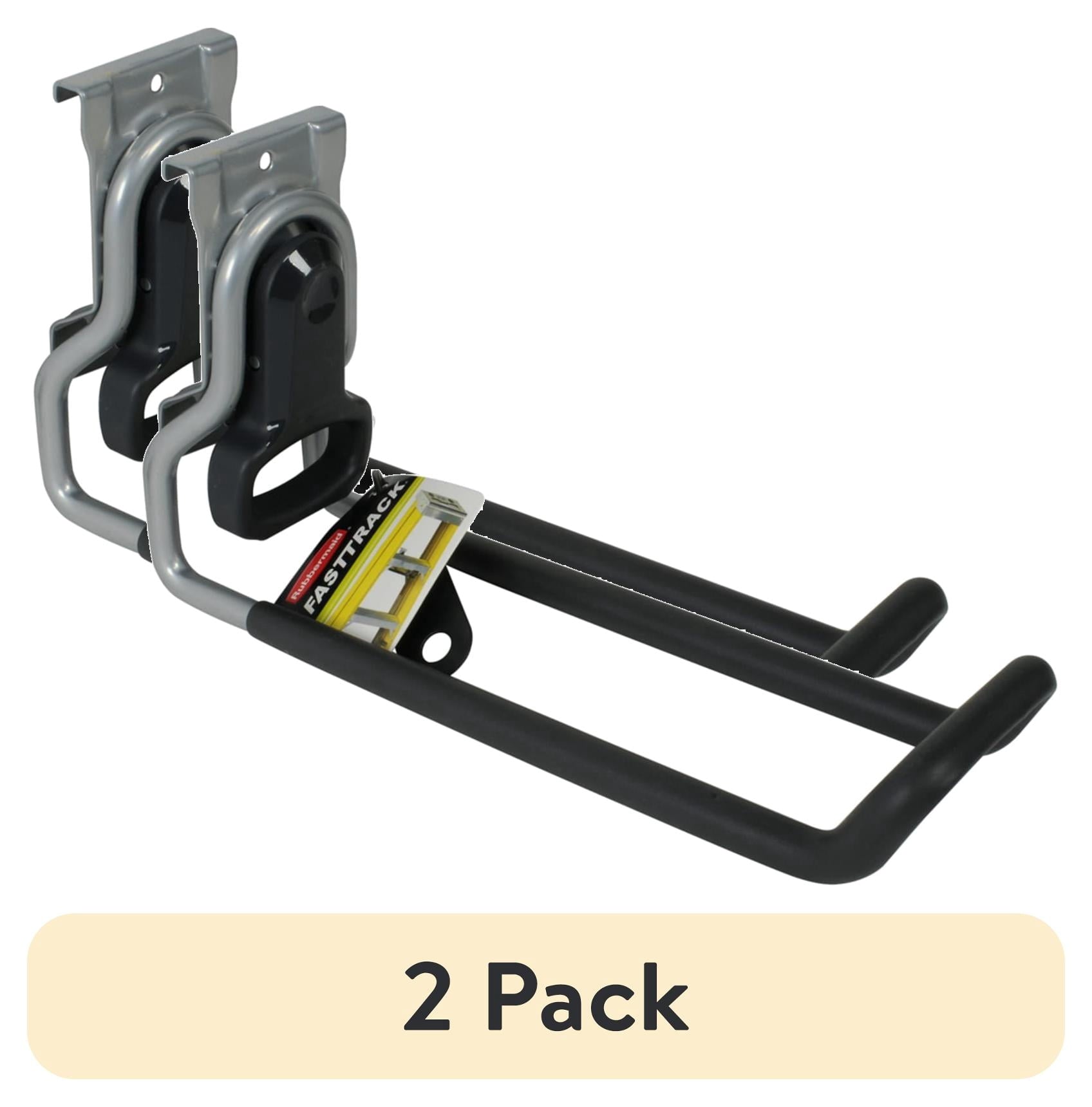 (2 pack) Rubbermaid FastTrack Garage Storage Wall Mounted Ladder Hook