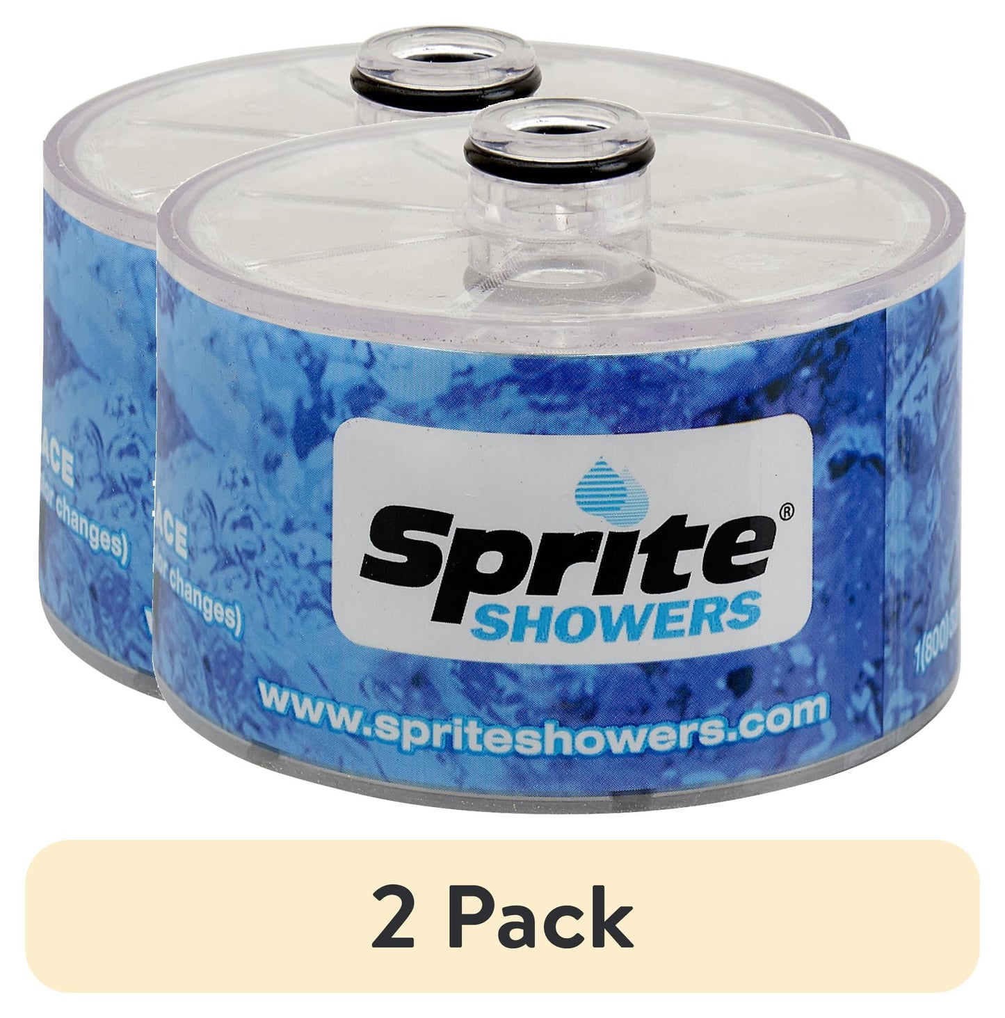 (Paquete de 2) Filtro de Ducha de Repuesto de LÃ­nea Delgada Sprite