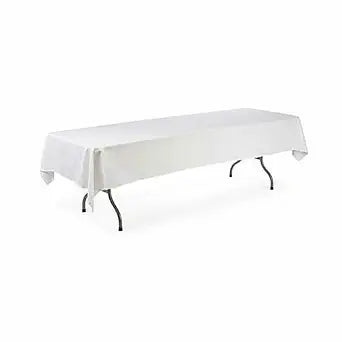 Intedge TCM6464-SEAFM GRN Square Tablecloth, 64" x 64", Hemmed Edge, Poly Cotton Blend, Dining and Kitchen Cloth Table Cover, Washable Reusable Fabric, Seafoam Green, 1 Each, Made in USA