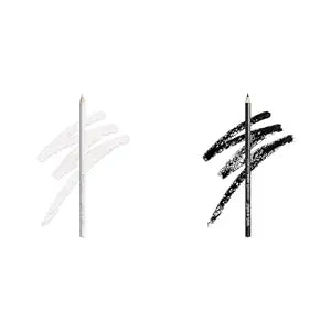 wet n wild Color Icon Kohl Eyeliner Pencil You're Always White! & Baby's Got Black 2-Pack
