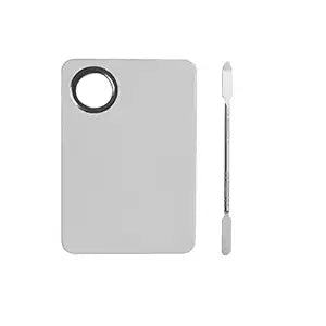 Stainless Steel Makeup Palette Cosmetic Palette with Spatula Tool