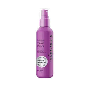 Eva NYC Mane Magic 10-in-1 Heat Protectant - New Fine Mist + No-Leak Spray - Sunflower Seed + Argan Oil Heat Protection Spray - For Medium + Thick Hair - 10-in-1 Hair Primer - Vanilla Scent - 5 fl oz