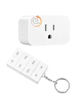 DEWNEWILS Remote Control Outlet with Timer