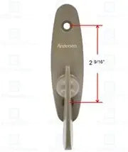 Andersen Tribeca Style - Gliding Door Thumb Latch - Stone Color