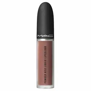 MAC Cosmetics Powder Kiss Liquid Lipcolour - 952 Taken (Warm toned light brown) .17 oz / 5 ml