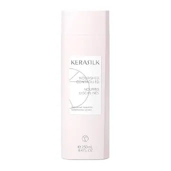 KERASILK Smoothing Shampoo |Intensively Nourishes | Tames Frizz & Smooths Strands | For Coarse, Frizzy, Unruly Hair | Improves Manageability for All Hair Types & Textures | 250ml