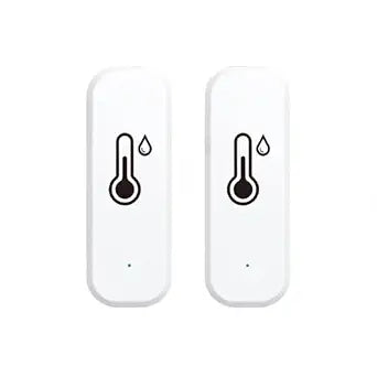 Zigbee Temperature and Humidity Sensor, Hub Required, 2-Pack