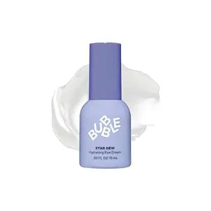 Bubble Skincare Star Dew Hydrating Eye Cream - Moisturizing Under Eye Cream for a Luminous, Dewy Look - Soothes Dryness, Prevents Moisture Loss & Helps Improve the Appearance of Dark Circles (15ml)