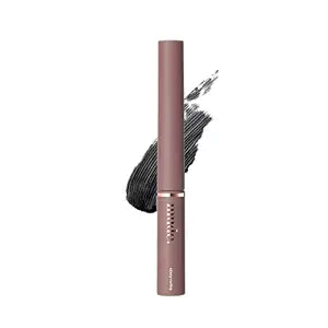 mude Inspire Skinny Curling & Multi-Fixer Volumizing Curling Mascara for Dramatic Lashes Smudge-Proof Water-Proof Stays on All Day (01 Black)