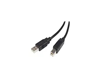 StarTech.com 10 ft USB 2.0 Certified A to B Cable - M/M - 10ft type a to b USB Cable - 10ft a to b USB 2.0 Cable (USB2HAB10),Black