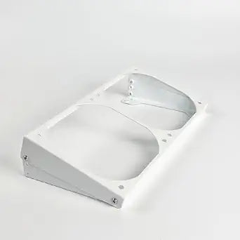 3 Angles Adjustment PC Fan Bracket Computer Case Chassis Cooling Fan Radiator Conversion Adapter Holder for PC Case Heatsink-240 White