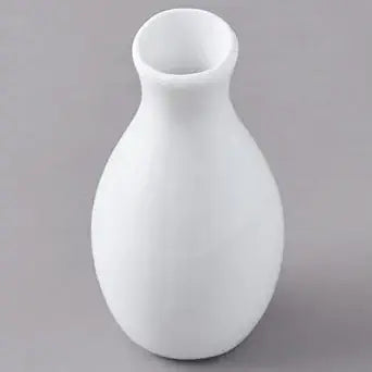 American Metalcraft BVJGG4 3-7/8 High Ceramic Jug Vase(Pack of 12), White
