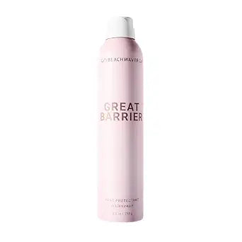 Beachwaver The Co. Great Barrier Heat Protectant Hair Spray | Multi-Purpose Treatment for Heat Protection, Flexible Hold & No Frizz | Polynesian Pink Sugar Fragrance
