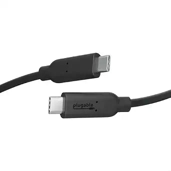 Plugable 10Gbps USB C to USB C Cable, 3.3 ft (1M), USB-IF Certified
