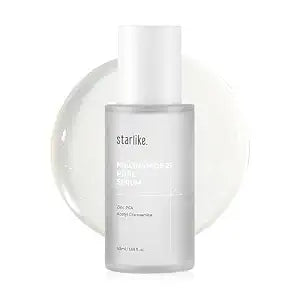 starlike Niacinamide 21% Pore Serum I 1.69 Fl oz (50ml) I Korean Moisturizing & Oil Balancing Facial Serum I Soothing, Lightweight & Fresh Finish I 17 Amino Acids & Hyaluronic I Glowing Skin Care