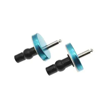 Toilet Seat Hinge Fixing Parts 2 Pieces Full Set with Screw Nut Bolt Replacement Hardware for Toilet Seat