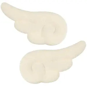 Beaupretty Angel Wings Hair Clips, Cartoon Hair Clips Cute Adorable Hair Barrettes Plush Non Slip Hair Clamps Barrettes for Girls and Women (White)