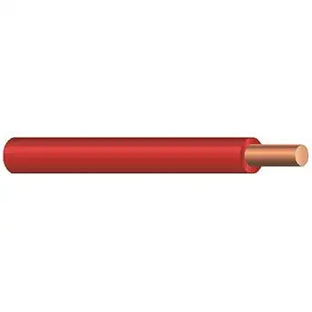 Southwire 25 ft. 14 Red Solid CU THHN Wire
