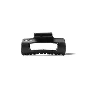 Mello Small Hair Clip - Flexible Comfort Hair Claw for Women, Strong Hold for Thick & Thin Hair Styling, Durable Material, Matte Non-Slip Finish, Made in Korea, Patent Pending (Black, Small)