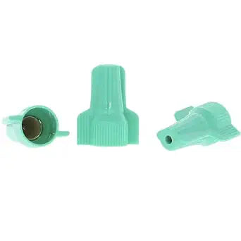 Ideal Electrical 773343 WingTwist Green Grounding Wire Connectors, (10/Bag)