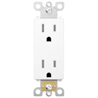 Amico 1 Pack 15 Amp Tamper Resistant Decorator Receptacle