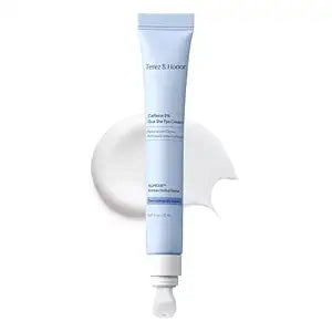 TEREZ & HONOR 8% Caffeine Eye Cream with SLIMEXIR™ & Korean Herbal Blend – Dermatologist Tested Formula for Dark Circles, Puffiness, Eye Bags & Wrinkles with Gua Sha Applicator, 0.67 fl oz