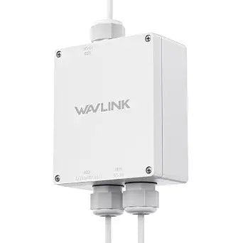 Outdoor Waterproof Box for POE, WAVLINK IP67 Waterproof Plastic Enclosure