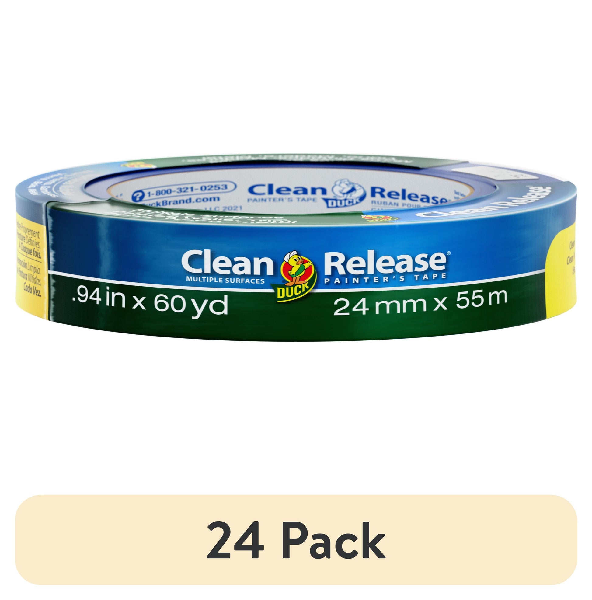 Duck Clean Release Blue Painter's Tape, 0.94 in. x 60 yd.
