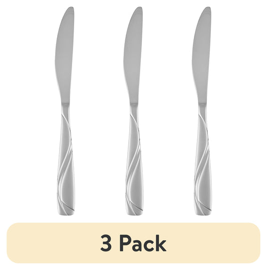 (3 pack) Cambridge Mercado Sand 20-Piece Stainless Steel Flatware Set (Service for 4)