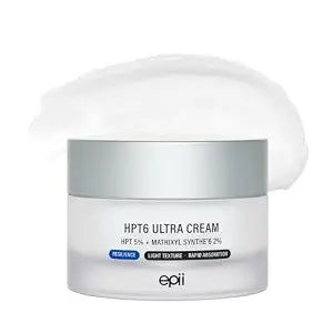 HPT6 Ultra Cream 5% - Firming Face Moisturizer with 5% HPT Complex & 2% Matrixyl Synthe'6 - Plumping Anti Aging Cream for Loss of Firmness, Hollow-Looking Skin & Deep Hydration, 50mL