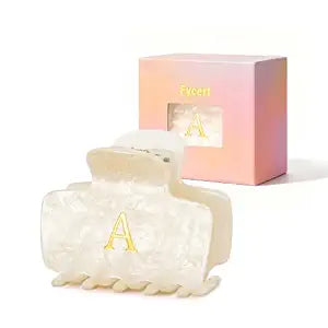 Gifts for Women Teen Girls,Small Initial Hair Clips - Gold,A