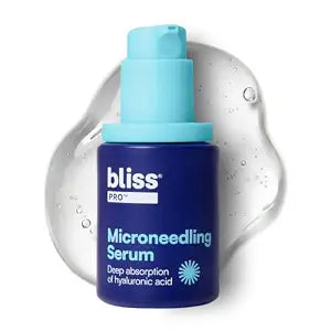 Bliss Pro™ Microneedling Face Serum with Marine Sponge Spicules, Hyaluronic Acid & Cica, Hydrating Face Serum for Plump, Balanced, Glowing Skin