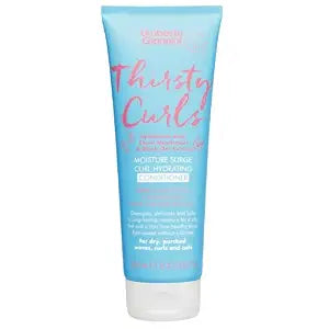 Umberto Giannini Thirsty Curls Moisture Surge Curl Hydrating Conditioner 8.4 fl Oz - for Dry & Dehydrated 2a-4c Curly, Wavy & Coily Hair - Vegan & Cruelty Free - Silicone, Sulfate & Paraben Free
