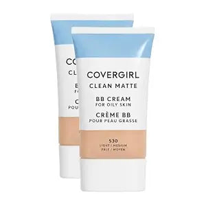COVERGIRL - Clean Matte BB Cream, Oil-Free, Long-Lasting, Sensitive Skin, Lightweight, 100% Cruelty-Free (Pack of 2)