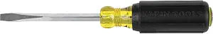 Klein Tools 600-4 1/4-Inch Keystone Cushion-Grip Screwdriver, Made in USA
