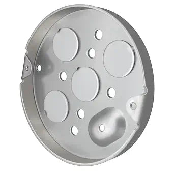 4" Round Pancake Electrical Box, 1/2" Deep, UL Listed, 1 Pack